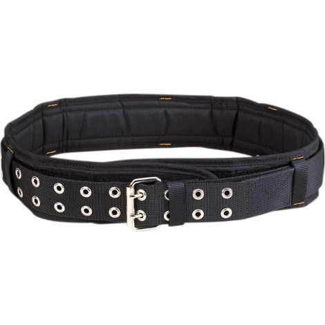 Kuny's EL-5623 3-Inch Padded Comfort Tool Belt with Double Buckle, Adjustable Waist 26-46 Inches