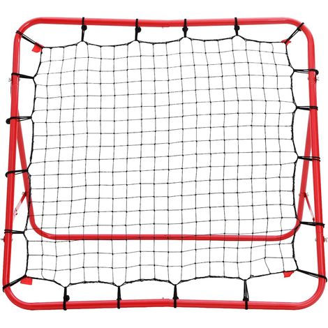 Verstellbares Fußball-Rückprallnetz 100x100 cm