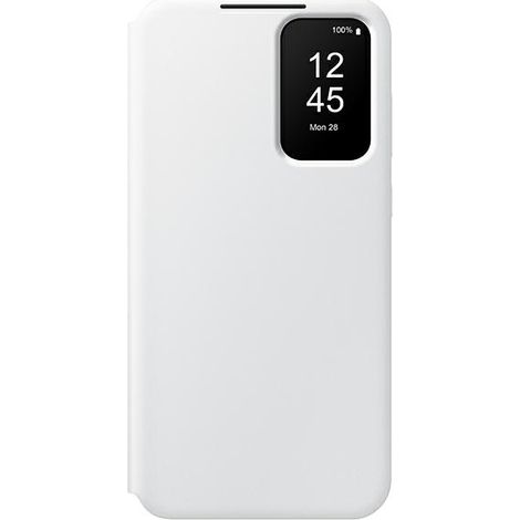 Custodia per Samsung Galaxy A35, portafoglio Samsung Smart View, colore bianco (1/5)
