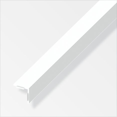 angolare autoadesivo 25x25 pvc bianco - 1 metro. (1/2)