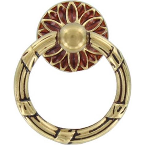 25 x MANIGLIA OTTONE 09236 D 34X43 MM PATINE