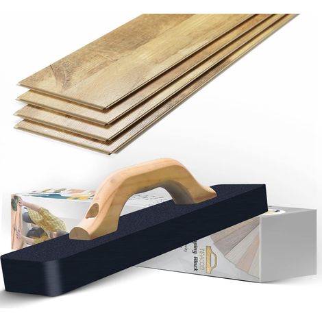 Bloc de frappe lourd Frappe directe Pas besoin marteau. 1,2KG 39CMkit pose parquet,Outil pose sol,Installation en 1-2 coups,Lames bois, Acier robuste,Gain de temps,Utilisation sûre. (1/5)