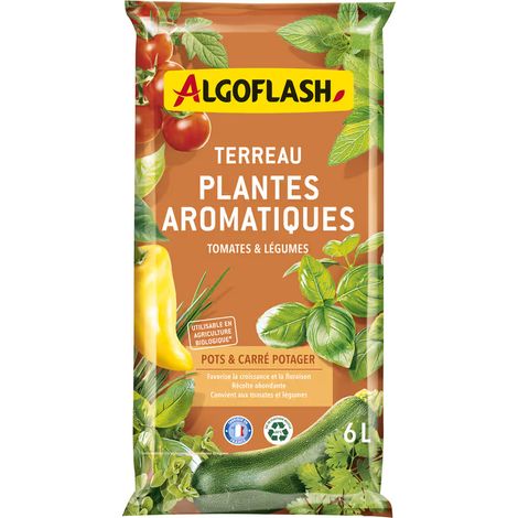 Erde algoflash 6l leichte Struktur fördert Wurzeln