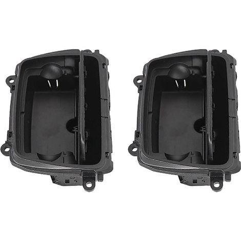 2x Boîte de rangement pour cendrier de console centrale en plastique noir compatible avec BMW Série 5 F10 F11 F18 51169206347 (1/5)