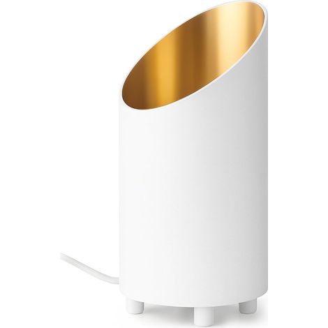 5W LED Sol Spot  Lampe de Sol pour Intérieur, Noir, 3000K Blanc Chaud, Avec Ampoule GU10 LED, Spot avec Interrupteur Pied [Classe énergétique F] (1/5)