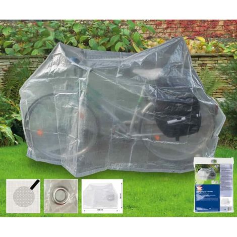 Fahrrad Abdeckung transparent 230x120cm, Fahrrad Schutzhülle, Abdeckplane (1/5)