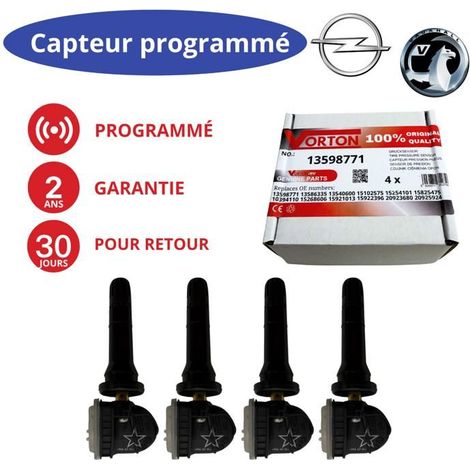 4 sensori TPMS 315MHz preprogrammati per Chevrolet/Buick/Cadillac/GMC/Hummer/Pontiac/Saturn