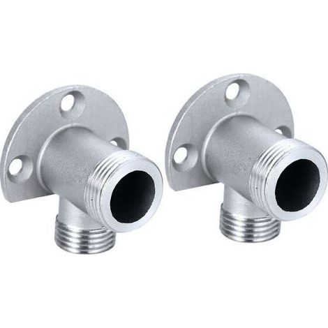 Kit d'installation pour raccorder le tuyau pour robinet apparent. système de douche extérieure. mitigeur thermostatique. conversion encastré en surface (1/5)