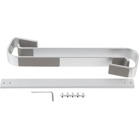 Universeller Laptopständer aus Aluminiumlegierung, ergonomisches Design für optimale Wärmeableitung, silberne Ablage. (1/5)