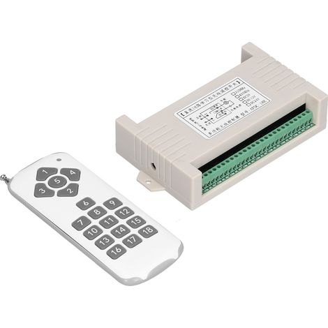Fernbedienungsschalter, drahtloses Langstrecken-Kit, Leiterplatte, 18-polig, 23-A-Batterie, offizielles Modell, 1 zu 1 DC12V (1/5)