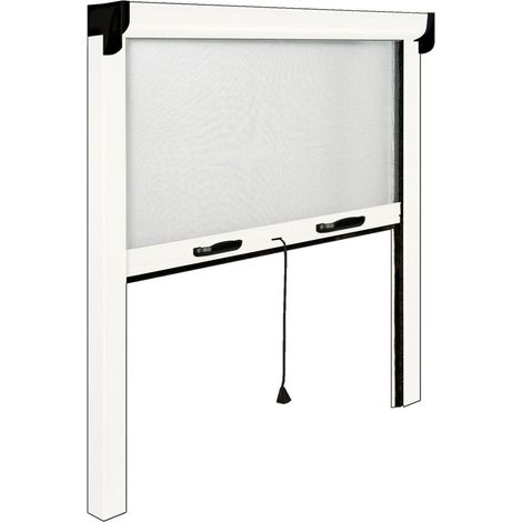 Zanzariera a Rullo Finestra Verticale Avvolgibile Riducibile Antibatterica Sunox - Misure: 100 cm X 160 cm (1/2)