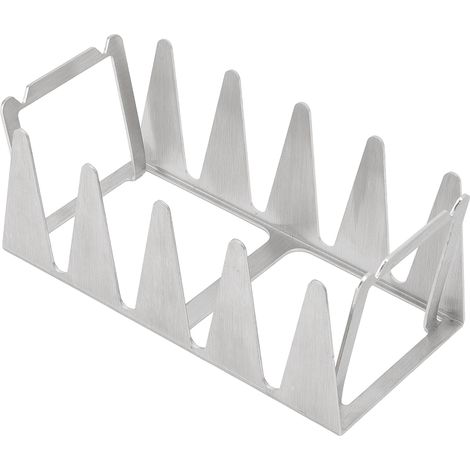 Support de barbecue multifonctionnel portable en acier inoxydable 304, idéal pour la maison, le jardin et le camping. Dimensions : 18 x 9 x 7 cm. (1/5)