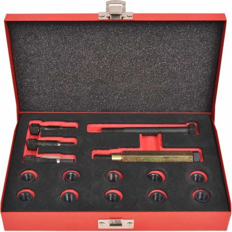 Reparaturset für Zündkerzengewinde 15 Teile M10x1,0mm