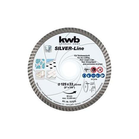 KWB disc diamant porc. eco 125x1,2mm 49727570 , Disco Diamante Porcelanico Eco 125X1,2Mm de la marca Einhell.