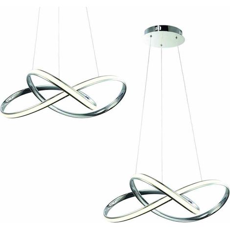 LÁMPARA COLGANTE CAPPIO CROMADA 36W LED (1/5)