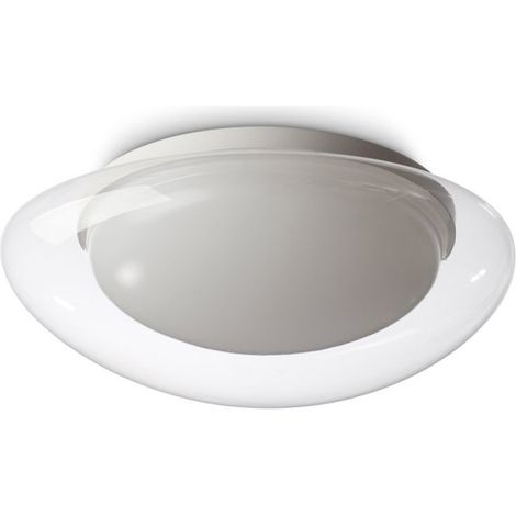 Ideal Lux Plafoniera moderna SQUISH 1 luce LED integrato trasparente metallo (1/3)