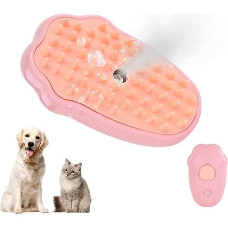 Peigne vapeur pour chat 3 en 1