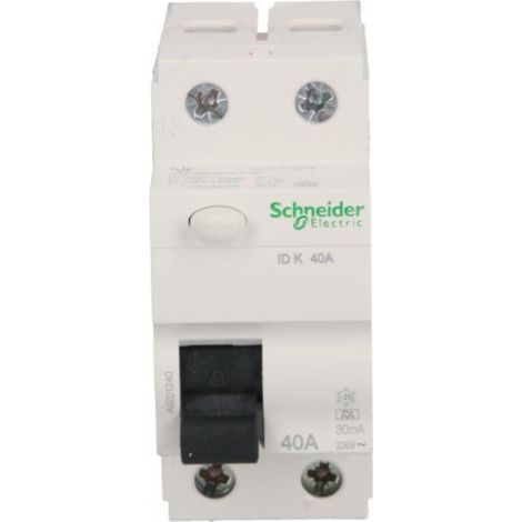 Schneider Electric Interruttore Differenziale ID K Bianco 40 A 230 V