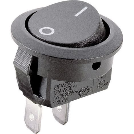 Marquardt 1881.1209 Wippschalter 1881.1209 250 V/AC 12 A 1 x Aus/(Ein) IP51 (Front) tastend 1 St.