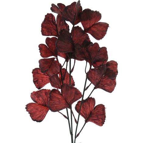 GASPER Gingkozweig Dunkelrot 62 cm - Kunstblumen (1/2)