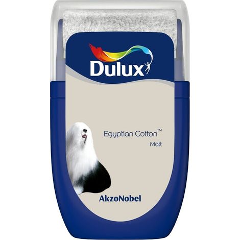 Dulux Retail Matt Emulsion Tester Paint Pot - 30ml - Egyptian Cotton