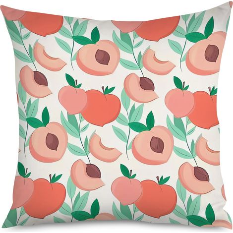 Housse de Coussin Décoratif Pêches Déco Intérieur (1/5)