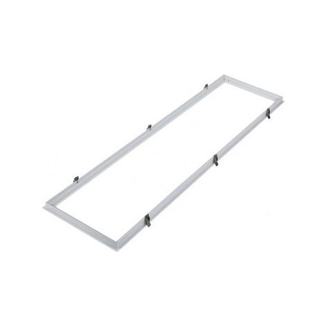 Cadre placo dalle encastrable 300 x 1200 mm Blanc Miidex Lighting®