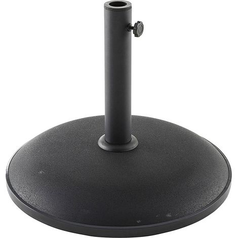 Soporte de sombrilla redondo Negro - 25 kg - Hespéride (1/5)