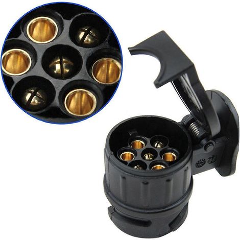 Adaptateur de remorque 13 à 7 broches, connecteur de câblage de remorque, prise de remorquage 12 V de type N