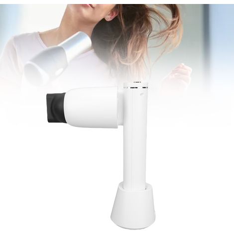 Sèche-cheveux sans fil rechargeable Portable & Silencieux pour maison voyage dortoir - [Modèle: cordless]  ABS+Cœur cuivre  250x150mm  Couleur random  1 sèche-cheveux, 1 embout, 1 adaptateur, 1 base d (1/5)