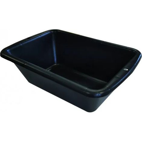 Auge de maçon en caoutchouc, 63x42.5x15.5cm, 25 litres