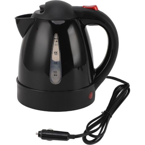 Bouilloire électrique de voiture , bouteille chauffante de bouilloire de voiture portative 24 V pour le thé café faisant le chauffe-eau de théière électrique, mise hors tension automatique,100 (1/5)