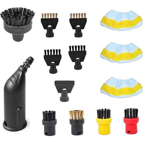 Brosse ronde pour nettoyeur vapeur, joint torique pour tête de buse motorisée Karcher SC1/SC2/SC3/SC4/SC5, brosse de raclage fendue (1/5)