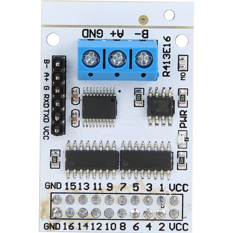 Module de contrôle RS485 5V 16 canaux, carte relais RTU, commutateur IO, module de sortie R413E16A (1/5)