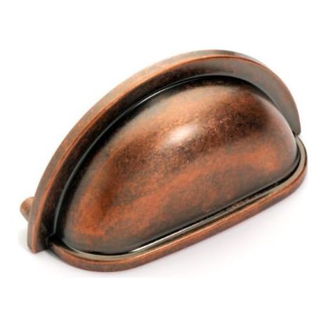 Poignée de meuble Dynasty Hardware P-2769-AC en cuivre antique (1/5)