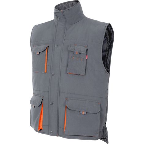 CHALECO MULTB. ACOLCHADO 205902 GR/NA T-M VELILLA
