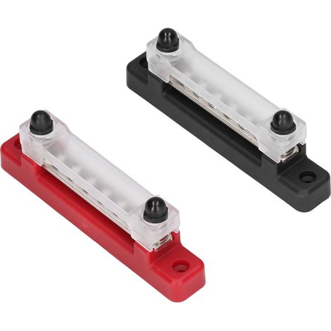 Bornier de distribution électrique, jeu de barres omnibus de batterie, mise à la terre, connexion RV 6P à une rangée. (1/5)
