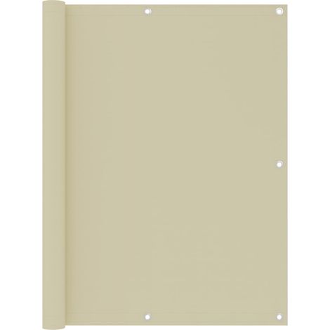 Paravento per balcone protezione privacy paravento 120 x 300 cm tessuto oxford crema 020010132