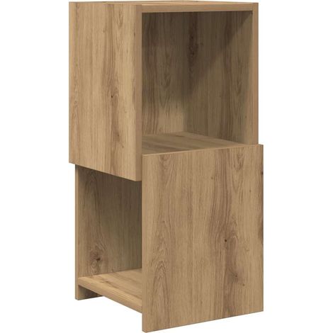 Maison Exclusive - Mobile angolare Rovere artigianale 30,5x30x65cm
