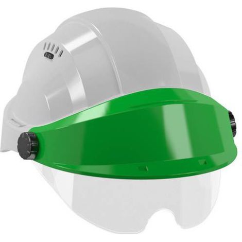 HELM 'ORIZON' GRAU GRÜNES VISIER MIT BRILLE TALIAPLAST - 563783