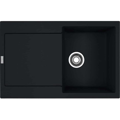 Evier de cuisine Maris Fragranit+ MRG611-78 - 780 x 500 x 205mm - Noir mat - Sous-meuble 45 cm - Franke