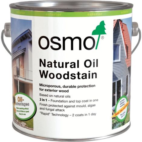 Osmo Natural Oil Woodstain Effect Satin - Agate Silver - 750ml (1/2)