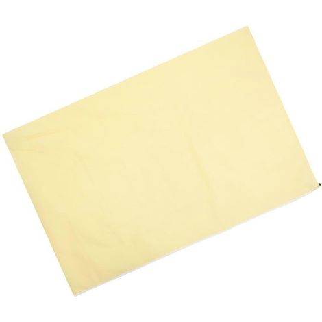 Protection pour plantes jaune clair avec cordon de serrage pour une protection contre le gel et une bonne aération, en tissu non tissé (1/5)