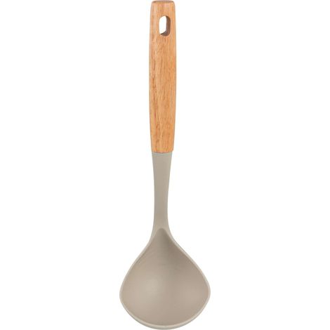 MESTOLO ANTIGRAFFIO LEGNO E SILICONE 34X9.5CM (1/2)