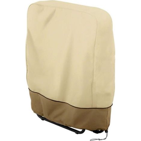 Housse Chaise Jardin, Housse de Protection pour Chaise Longue Pliante, Pliante BâChe Oxford Housse Transat Jardin pour Chaises Empilables Anti-UV, Imperméable, Anti-poussière (1/4)