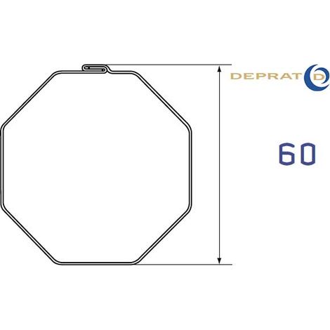 Jeu de Bagues Moteur DEPRAT Ø50 - Tube Octogonal 60 (1/2)