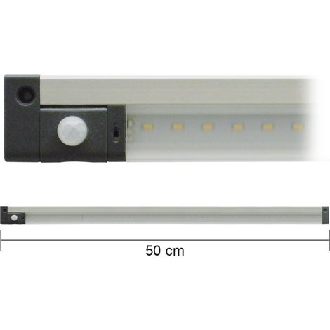 AP50PIRN Barra Led con Sensore PIR 12V 5W 430lm 4000K 50cm