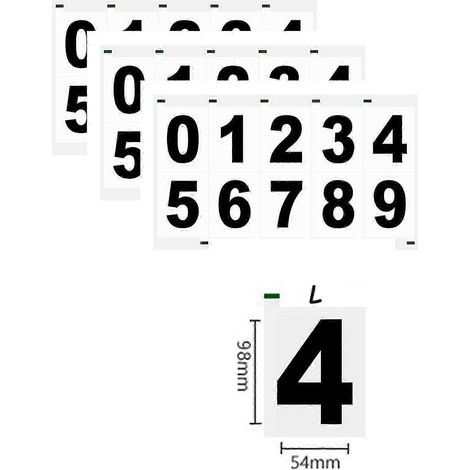 Autocollant de plaque d'immatriculation en nanofilm 3 pièces, numéro de plaque réfléchissant, invisible, autocollant numérique, plaques d'immatriculation éphémères