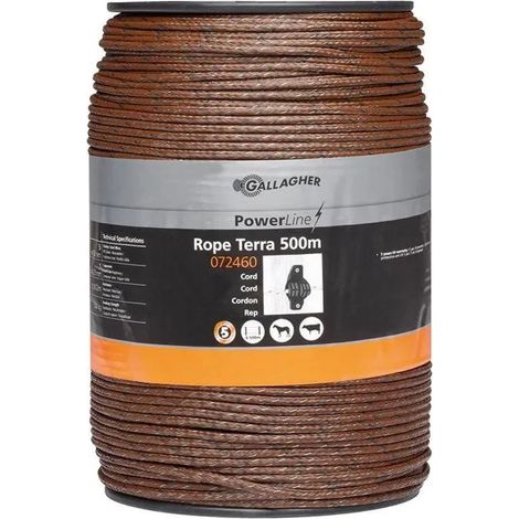 Recinzione elettrica Gallagher powerline 500 m resistenza 0,18 ohm/m