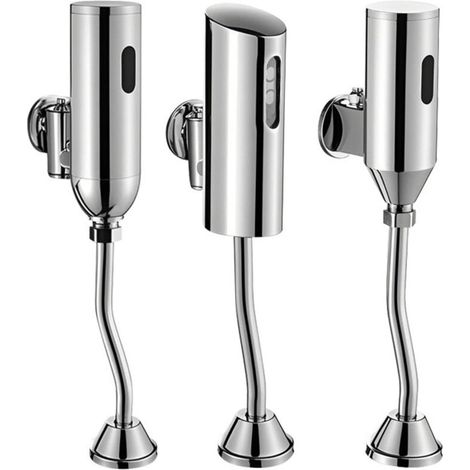 Automatic urinal flush valve, flush sensor, water saving, hygienic, wall-mounted, battery operated